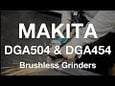 MAKITA akumulatorski kotni brusilnik DGA504RTJ