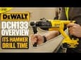 DEWALT akumulatorsko kombinirano udarno kladivo DCH133NT