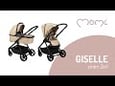 MOMI 2v1 otroški voziček Giselle, bež