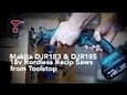 MAKITA akumulatorska sabljasta žaga DJR183Z 18V