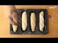 LEKUE silikonski pekač Mini Baguette 17x5cm, 4-delni, rjav, silikon 4DEL.MINIBAGUETTE 17X5CM