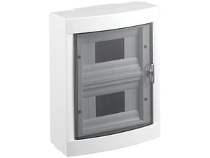 VIKO PANASONIC Hišna razdelilna omarica VIKO nadometna 16M bela-transparentno siva
