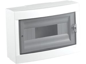 VIKO PANASONIC Hišna razdelilna omarica VIKO nadometna 12M bela-transparentno siva