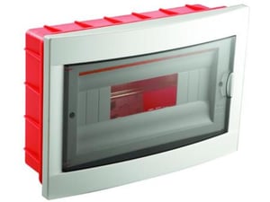 VIKO PANASONIC Hišna razdelilna omarica VIKO podometna 12M bela-transparentno siva