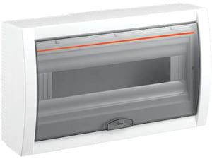 VIKO PANASONIC Hišna razdelilna omarica VIKO nadometna 18M bela-transparentno siva