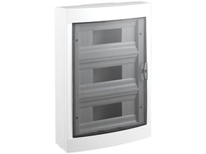 VIKO PANASONIC Hišna razdelilna omarica VIKO nadometna 36M bela-transparentno siva