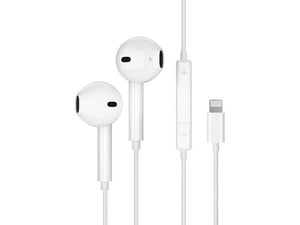 JELLICO žične ušesne slušalke z mikrofonom EP2A, bela