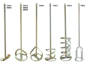 PROLINE nastavek za mešanje mase 80x400 tip A, Profix, 00002