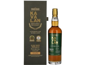 KAVALAN tajvanski Whisky Solist Ex-Bourbon cask + GB 0,7 l