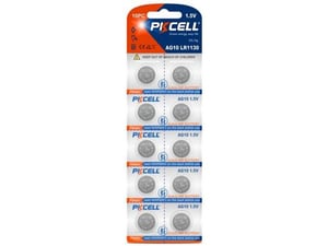 KITAJC PKCell Alkalna gumbna baterija AG10 / LR54 / 189 / L1130 / LR1130 1.5V / 75mAh - 10 kosov