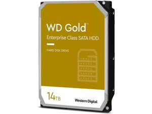 WD 3,5" HDD vgradni trdi disk Gold Enterprise Class/14 TB/SATA III 6 Gb/s/WD142KRYZ