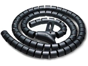 MACLEAN špirala za vezanje kablov MCTV-676B črna