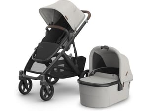 UPPABABY otroški voziček V3 Vista Savannah 0303-VIS-EU-SAV Pearl Gray Jacquard Carbon Chestnut L.