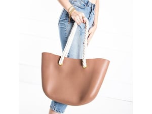 COZY ženska torbica Jelly bag Rjava