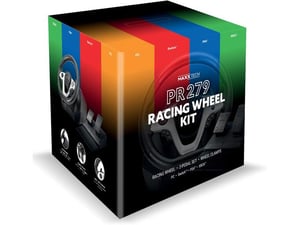 MAXX TECH volan PR279 za PC/Xbox/PS4/Nintendo Switch + pedala + zložljiva plošča