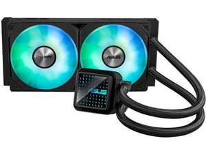 ASUS Prime LC 240 ARGB vodno hlajenje za procesor, dva 120mm ARGB ventilatorja, Aura Sync 90RC0111-B0EAY0