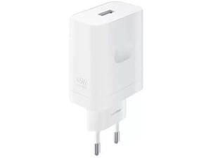 Realme hišni polnilec VCB4JAEH 220V adapter SuperVooc 45W USB-A (bulk) - bel