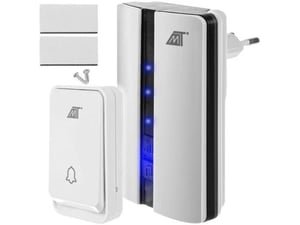 KEDO zvonec brezžični 220V, 51 melodij, 9dB, URZ23372