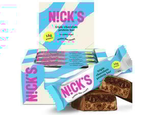 NICKS beljakovinska ploščica Triple chocolate 12 x 50g