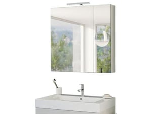 TBOSS kopalniška omarica z ogledalom Sparta, 75×80,2×16 cm