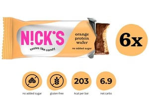 NICKS beljakovinska napolitanka Orange 6 x 40g