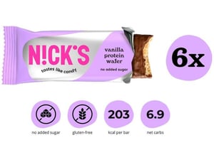 NICKS beljakovinska napolitanka Vanilla 6 x 40g