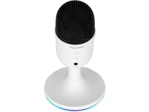 MARVO mic-06 rgb wh mikrofon bele barve