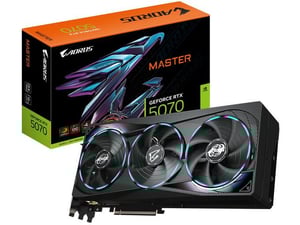 GIGABYTE grafična kartica GeForce RTX 5070 AORUS MASTER 12GB GDDR7, GV-N5070AORUS M-12GD