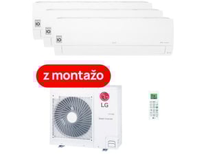 LG klimatska naprava z montažo trojček Special EC MU3R21.U23 + S09EC.NSJS + S09EC.NSJS + S09EC.NSJS, 6.15 kW