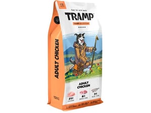 TRAMP briketi za odrasle pse s piščancem, ribo in iberskim prašičem Selection Adult Chicken, 3 kg
