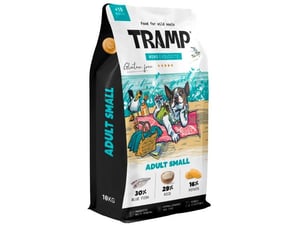 TRAMP briketi za odrasle pse majhnih pasem z ribo Nono Exquisite Adult Small, 10 kg
