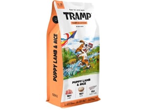 TRAMP briketi za pasje mladiče z jagnjetino in ribo Selection Puppy Lamb, 12 kg