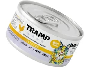 TRAMP piščančja pašteta za odrasle mačke, 16x100 g