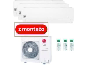 LG klimatska naprava z montažo trojček Special EC MU3R21.U23 + S12EC.NSJS + S09EC.NSJS + S09EC.NSJS, 6.15 kW