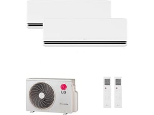 LG klimatska naprava dvojček Deluxe AI AIR MU2R17.U13 + H12S1DA + H09S1DA, 4.7 kW