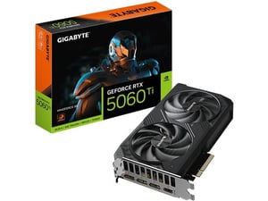GIGABYTE grafična kartica GeForce RTX 5060 Ti WINDFORCE 8G GDDR7, GV-N506TWF2-8GD