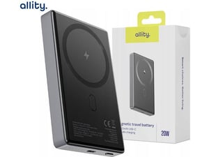 ALLITY polnilna baterija powerbank APB-300, 10000mAh, siva
