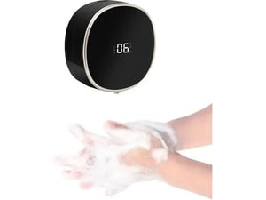 ALPINA avtomatski brezžični dozirnik mila s senzorjem, črno-srebrna