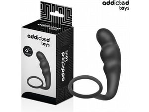 ADDICTED TOYS COCK Erekcijski ObroČek Z Analnim Čepom Addicted Toys 4