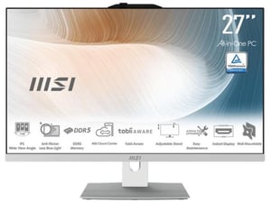 MSI all-in-one računalnik Modern AM272P 1M-1222XEU i7 150U/27" FHD/16GB/SSD 1TB/bel AIOMSI00005