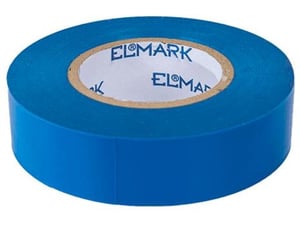 ELMARK izolirni trak, dolžina 20000 mm, širina 19 mm, globina 0.15 mm, modra
