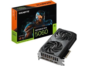 GIGABYTE grafična kartica GeForce RTX 5060 WINDFORCE OC 8GB GDDR7, GV-N5060WF2OC-8GD