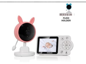 Evolveo Baby monitor N3, roza barve
