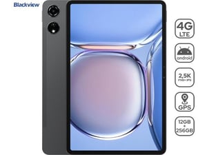 BLACKVIEW tablični računalnik Mega 3, 12GB+256GB, 12.1" IPS 2.5K, siva, 4G LTE