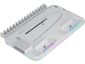 CANYON hladilno-polnilna postaja CS-51 RGB za PS5 Slim/DE CND-CSPS5W-1, bela