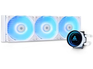 CHIEFTEC vodno hlajenje za Intel/AMD procesorje Iceberg 360 360mm A-RGB, bela, CLC-360-RGB-W