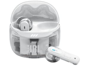 JBL brezžične slušalke Tune Flex 2 Ghost edition, bela