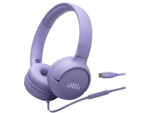 JBL žične naglavne slušalke Tune 520C USB-C, vijolična