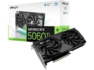 PNY grafična kartica Dual Fan, GeForce RTX 5060 Ti, 8GB, GDDR7, VCG5060T8DFXPB1