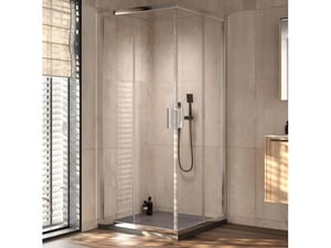 KOLPA-SAN kotna tuš kabina Venus Q 90 S/1, srebrna
